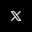 x logo in footer